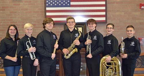 Six Students from Cain MS Make Region 25 Middle School Honor Band 
